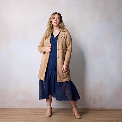 Plus Size LC Lauren Conrad Wrap Maxi Dress
