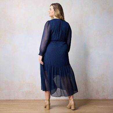 Plus Size LC Lauren Conrad Wrap Maxi Dress