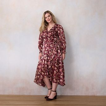 Plus Size LC Lauren Conrad Wrap Maxi Dress
