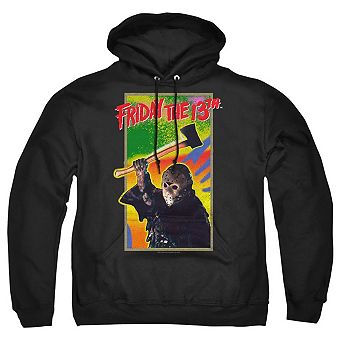 Friday The 13th Retro Game Adult Pull Over Hoodie