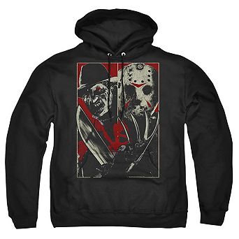 Freddy Vs Jason Vs Adult Pull Over Hoodie