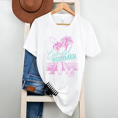 Cowgirl Summer Short Sleeve Graphic Tee