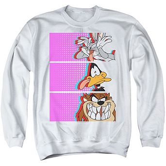 Looney Tunes Tiles Adult Crewneck Sweatshirt