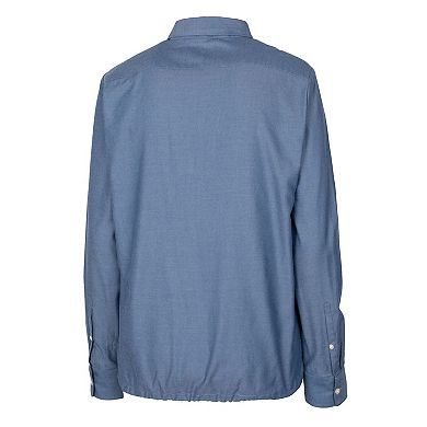 Cutter & Buck Womens Windward Twill Long Sleeve Popover