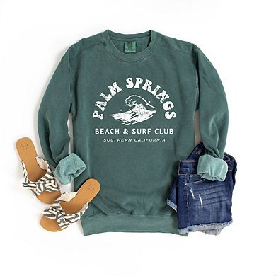 Palm Springs Surf Club Garment Dyed Sweatshirt