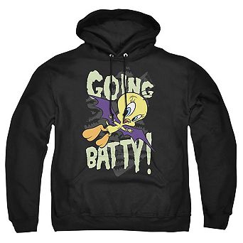 Looney Tunes Going Batty Adult Pull Over Hoodie