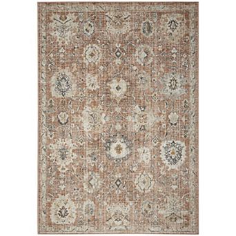 Nourison Oushak Home Vintage Floral Indoor Rug