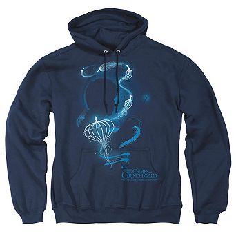 Fantastic Beasts 2 Newt Silhouette Adult Pull Over Hoodie