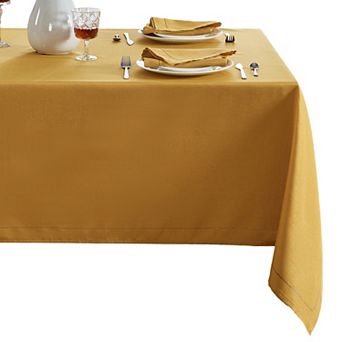 Elrene Home Fashions Alison Eyelet Punched Border Fabric Square/Rectangle Tablecloth