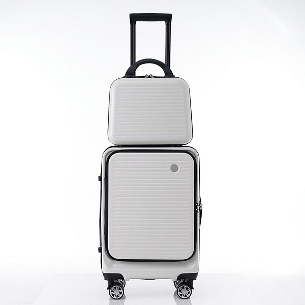 Merax Carryon Luggage 20 Inch Front Open Luggage Lightweight Suitcase