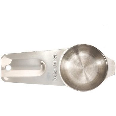 Stainless Steel Measuring Cup With Engraved Markings For Baking