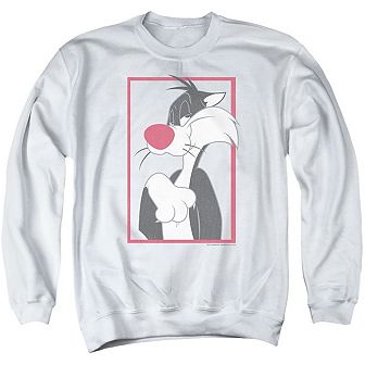 Looney Tunes Sylvester Adult Crewneck Sweatshirt