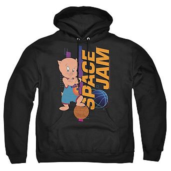 Space Jam 2 Porky Standing Adult Pull Over Hoodie