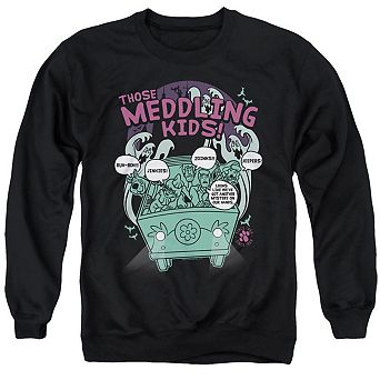 Scooby Doo Meddling Since 1969 Adult Crewneck Sweatshirt