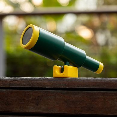 Green and Yellow Plastic Outdoor Gym Playground Pirate Ship Telescope, Binocular for Kids