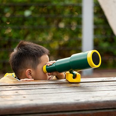Green and Yellow Plastic Outdoor Gym Playground Pirate Ship Telescope, Binocular for Kids