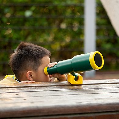 Green and Yellow Plastic Outdoor Gym Playground Pirate Ship Telescope, Binocular for Kids