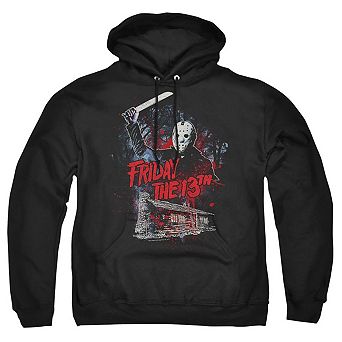 Friday The 13th Cabin Adult Pull Over Hoodie