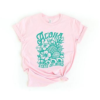 Aloha State Of Mind Pineapple Short Sleeve Graphic Tee