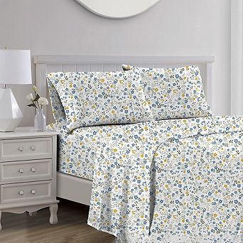 Sara Luxurious Premium 1000 Thread Count Cvc Ultra Soft Sheet Set