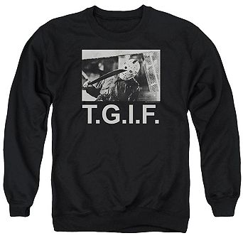 Friday The 13th Tgif Adult Crewneck Sweatshirt