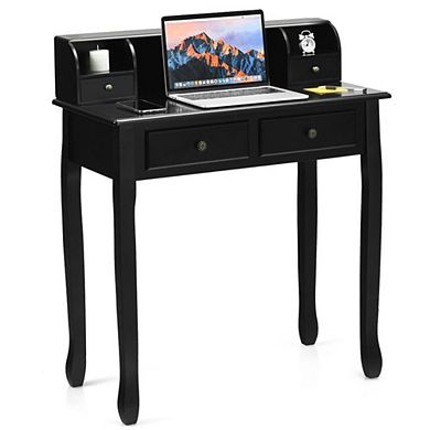 Removable Floating Organizer 2-tier Computer Vanity Desk
