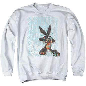 Looney Tunes Graffiti Rabbit Adult Crewneck Sweatshirt