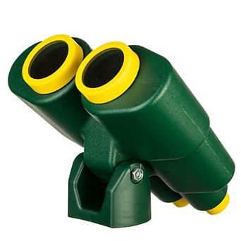 Green and Yellow Plastic Outdoor Gym Playground Pirate Ship Double Telescope