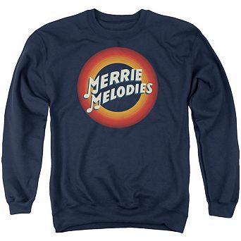 Looney Tunes Merrie Logo Adult Crewneck Sweatshirt