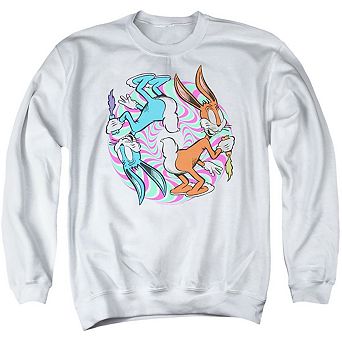 Looney Tunes Wacky Wabbit Adult Crewneck Sweatshirt