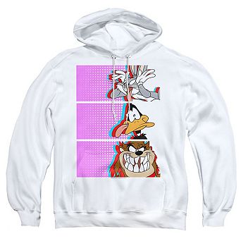 Looney Tunes Tiles Adult Pull Over Hoodie