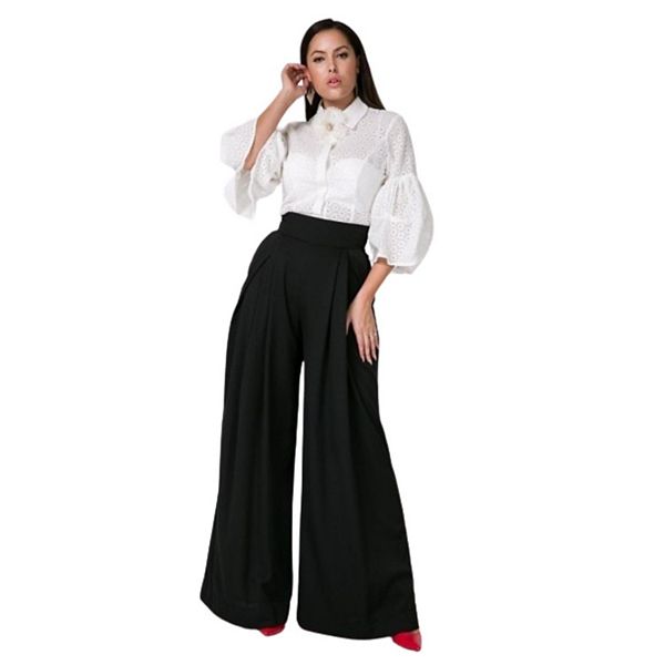 High Waist Palazzo Pants