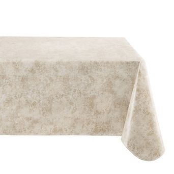 Elrene Home Fashions Mesa Marble Printed Square/rectangle Vinyl Tablecloth