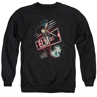 Nightmare On Elm Street Elm St Adult Crewneck Sweatshirt