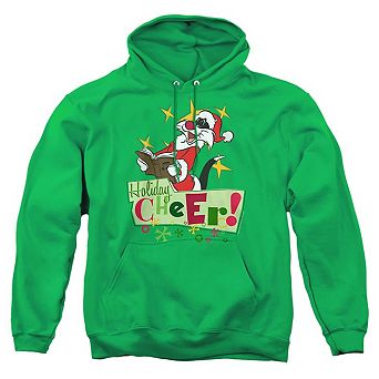 Looney Tunes Cheer Sylvester Adult Pull Over Hoodie
