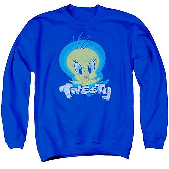 Looney Tunes Tweety Swirl Adult Crewneck Sweatshirt
