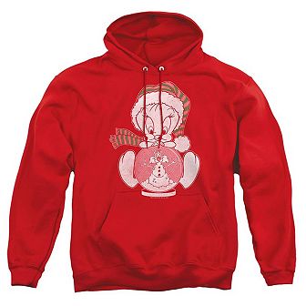 Looney Tunes Tweey Globe Adult Pull Over Hoodie