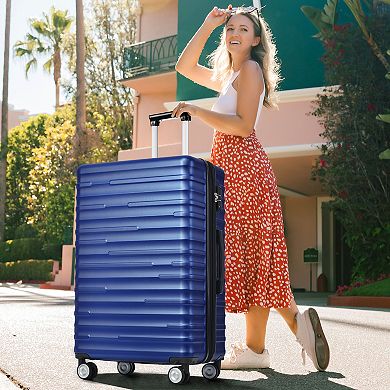 Merax Luggage Sets with Tsa Locks, 3 Piece Lightweight Expandable Luggage