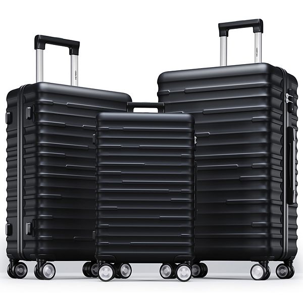 Merax Luggage Sets with Tsa Locks, 3 Piece Lightweight Expandable Luggage