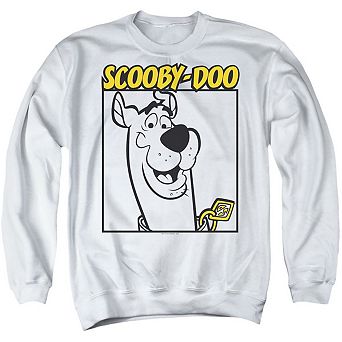 Scooby Doo Scooby Square Adult Crewneck Sweatshirt