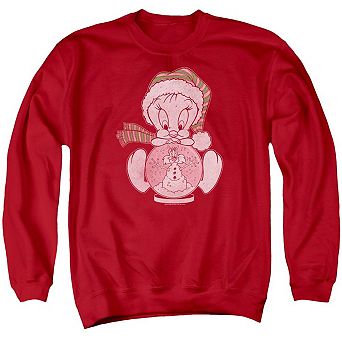 Looney Tunes Tweey Globe Adult Crewneck Sweatshirt