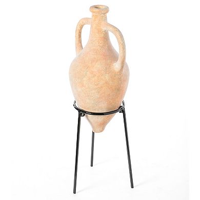 Antique Style Vase, Old Fashioned Magnificent Amphora, Decorative Tall Vase