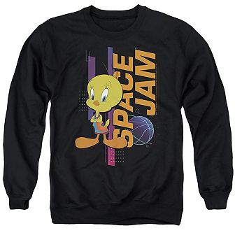 Space Jam 2 Tweety Standing Adult Crewneck Sweatshirt