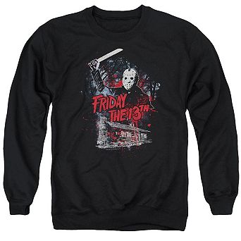 Friday The 13th Cabin Adult Crewneck Sweatshirt