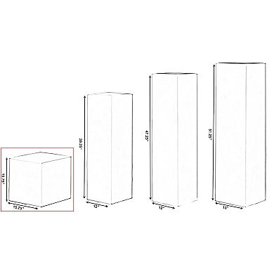 Flower Stand cube, Interior Design, decorative display cube, Wedding Pedestal stand, Centerpiece.