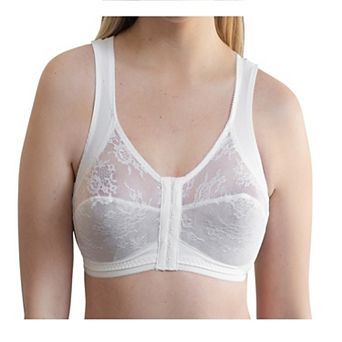 Front Closure Back Support Wireless Bandeau Bra