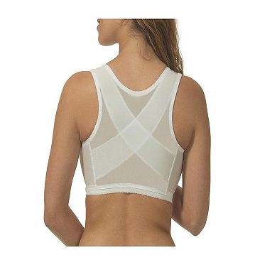 Front Closure Back Support Wireless Bandeau Bra