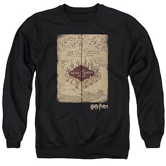 Harry Potter Marauders Map Adult Crewneck Sweatshirt
