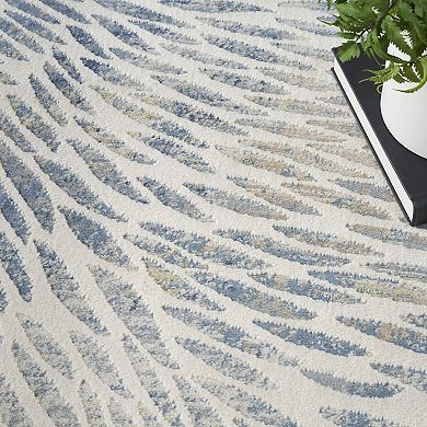 Nourison Splendid Modern Movement High-low Indoor Area Rug