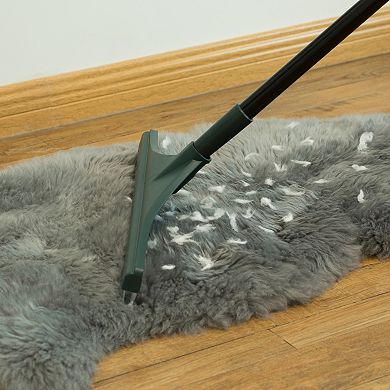 Artificial Turf Garden Carpet Rake with Extendable Lightweight Telescopic Handle